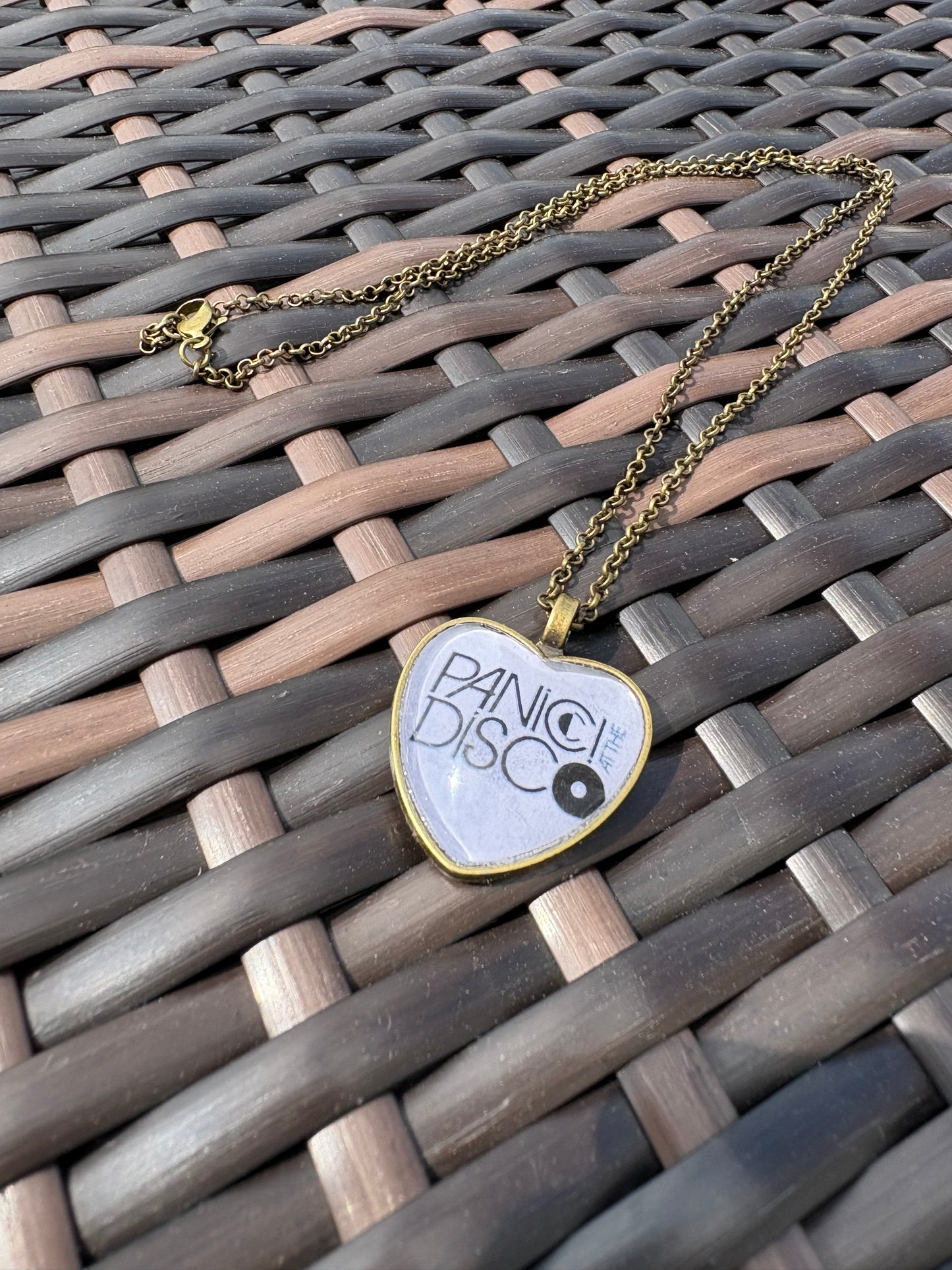 Panic At The Disco Heart Shaped Necklace