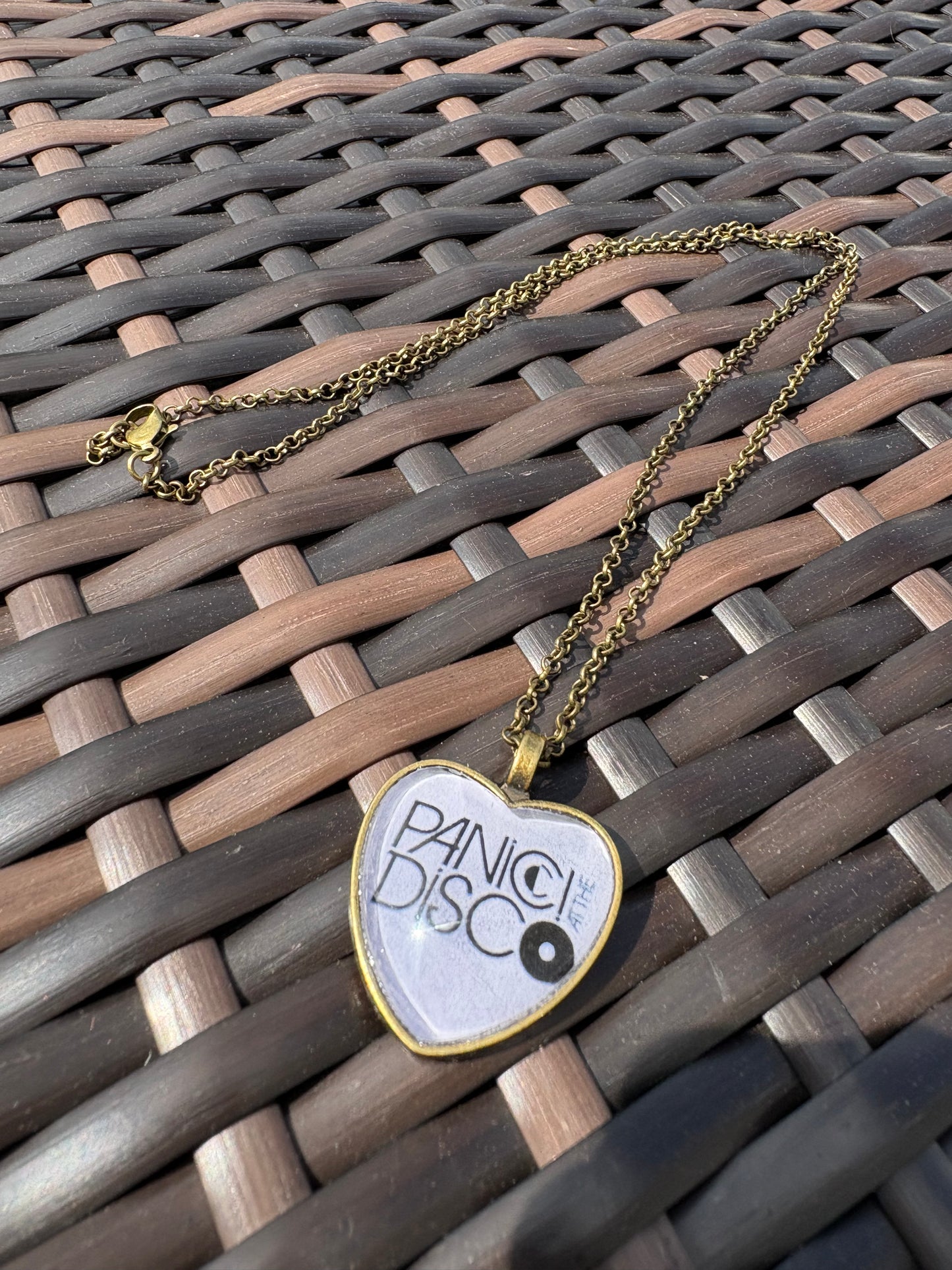Panic At The Disco Heart Shaped Necklace